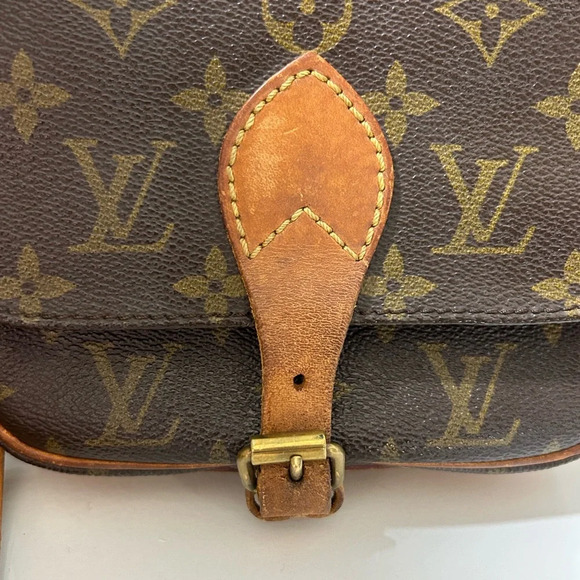 Louis Vuitton Monogram Mini Cartouchiere PM Crossbody Bag 874 SL - Picture 4 of 16